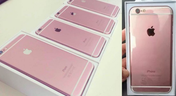 Are those the rose gold iPhone 6s and iPhone 6s Plus?