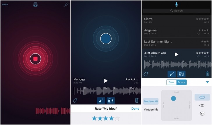 Apple launches new Music Memos app, updates GarageBand