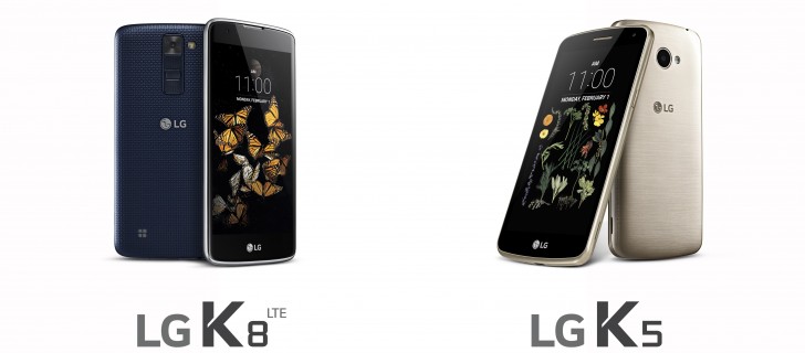 Low budget Android: LG K5 and K8 to be launch this week
