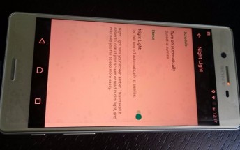 New Concept build for the Xperia X brings Night Light, January security update