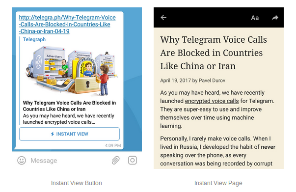 比 Whatsapp 更强：Telegram 新增视频讯息、电子支付、即時文章以及 Telescope 视频平台！ 5