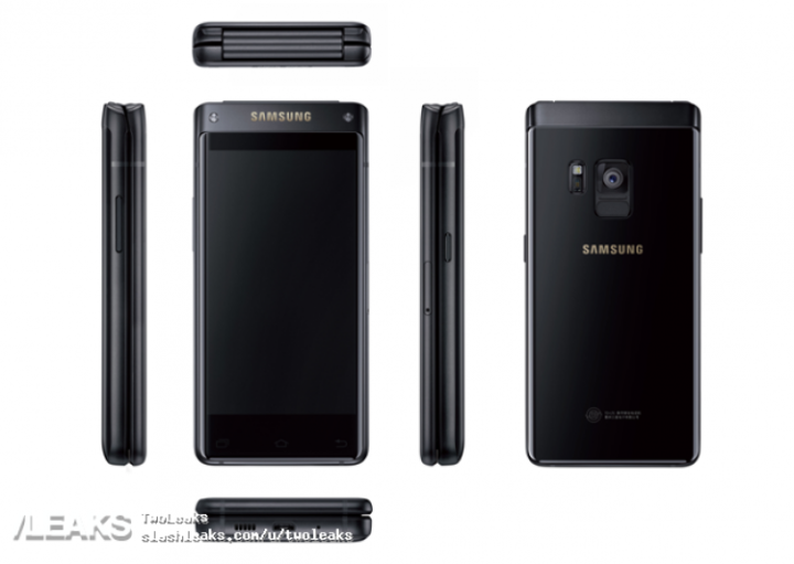 Live Images Leak Of Samsung's SM-G9298 Flip Phone