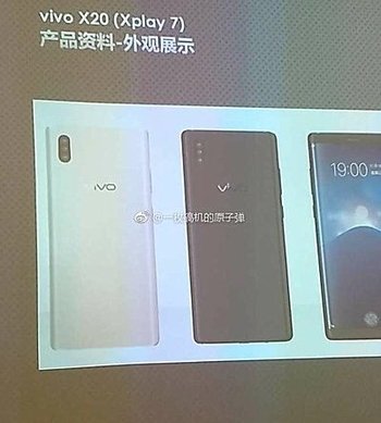 全面屏 + 3 顆主攝像鏡頭：更多 vivo Xplay 7 清晰渲染图曝光；首配屏下指纹识别技术！ 5