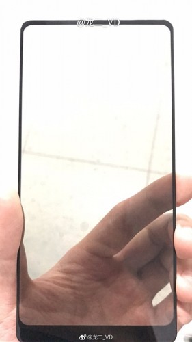 Xiaomi Mi Mix 2 front panel leaks