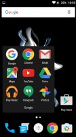 OnePlus X review: the new custom Widget pane called Shelf