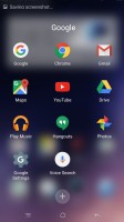 The homescreen - Oppo R7s review