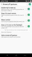 Screen-off gestures - Oppo R7s review