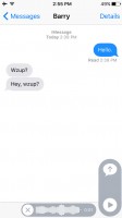 iMessages - Apple iPhone SE review