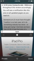 Safari - Apple iPhone SE review