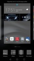 Homescreen options - Huawei Mate 8 review