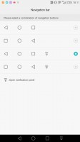 navigation bar options - Huawei Mate 8 review