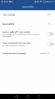 Voice control - Huawei Mate 8 review