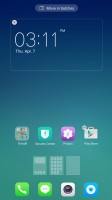 Default launcher with no app locker - Oppo F1 Plus review