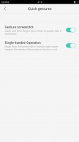 Extensive gesture functionality - Oppo F1 Plus review