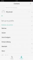 Dialer and contacts - Oppo F1 Plus review