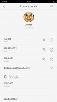 Dialer and contacts - Oppo F1 Plus review