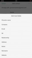 Dialer and contacts - Oppo F1 Plus review