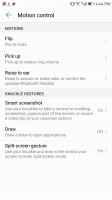 Motion and knuckle gestures - Huawei Mate 9 Pro review
