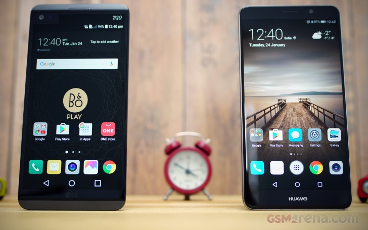 LG V20 vs. Huawei Mate 9 review