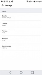 The LG V20 sound recorder comes with manual controls - LG V20 vs. Huawei Mate 9 review