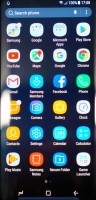 App drawer - Samsung Galaxy S8 Preview