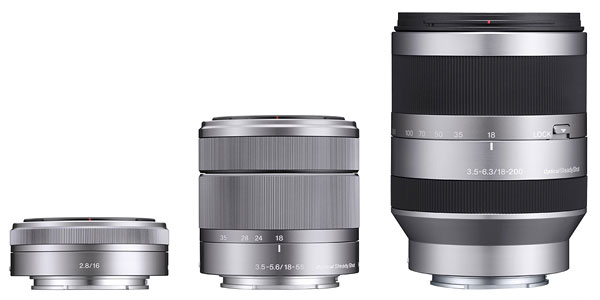 sony nex 3n lens compatibility