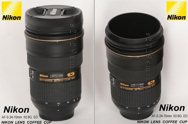 Nikon camera lens thermos is pure awesome