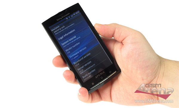 Sony Ericsson XPERIA X10 running Android 2.1 Eclair