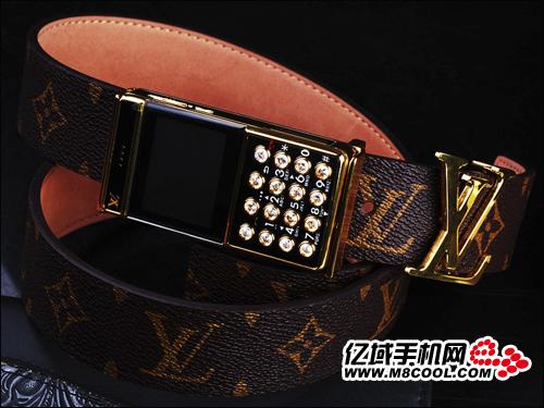 Fake Louis Vuitton belt phone pants-dropping design