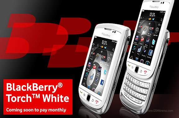 White BlackBerry Torch