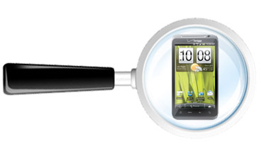 HTC Thunderbolt, magnifying glass