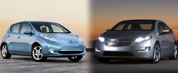 Nissan Leaf and Chevy Volt