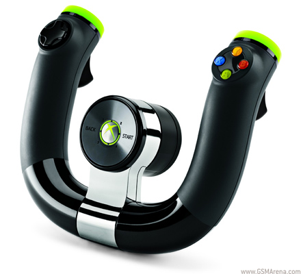 Microsoft launches Xbox 360 wireless steering wheel emphasizes