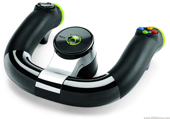 xbox 360 wireless steering wheel