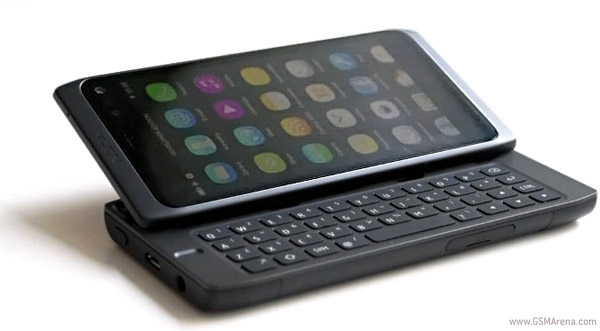 Nokia N950 open keyboard