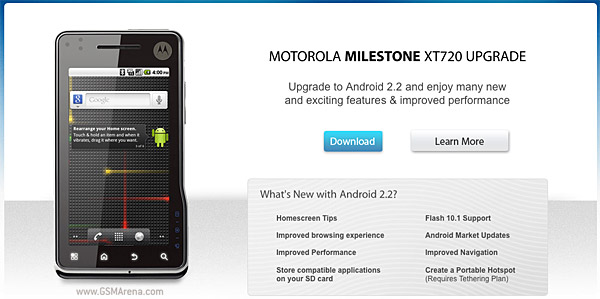 Motorola Milestone XT720