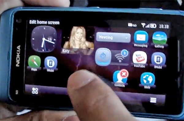 Symbian Belle corriendo en Nokia 600 y N8 #Video
