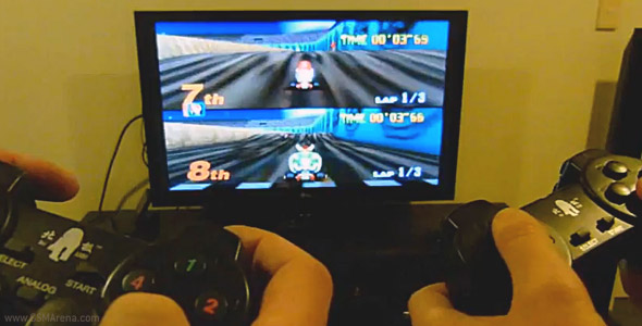 multiplayer gaming on a Samsung Galaxy S II with the N64oid emulator