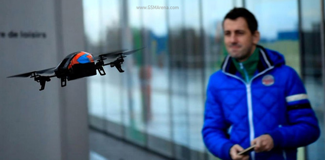 Parrot shows AR.Drone 2.0 at CES now with 720p video recording