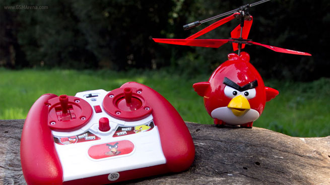 You can fly your own Angry Bird with this remote control helicopter