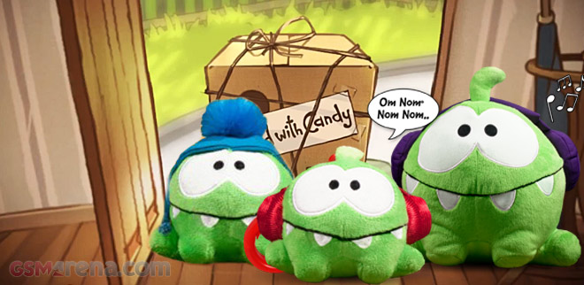 om nom cut the rope plush