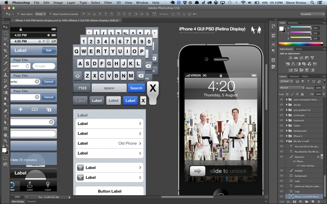 Adobe Updates Photoshop And Illustrator For The Retina Display