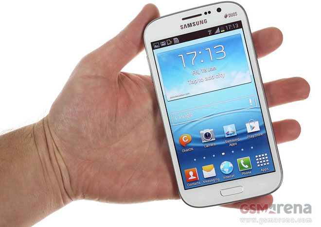 galaxy grand blue hands on