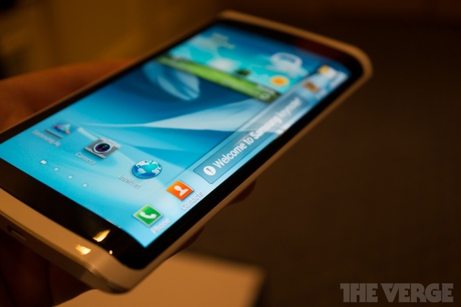 samsung flexible oled mobile