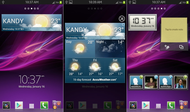 xperia z launcher