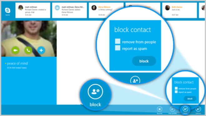 how to block skype