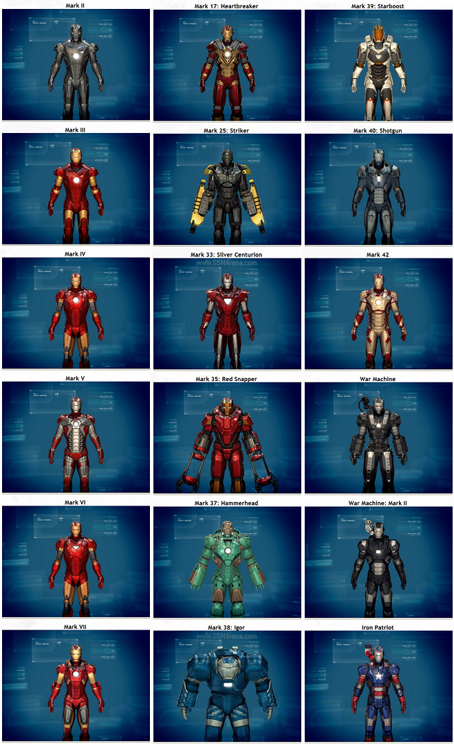 iron man 3 suits mark 1 40