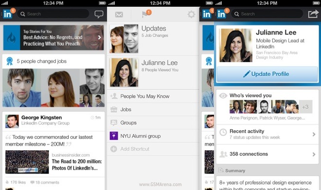 LinkedIn iOS