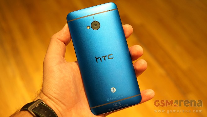 htc one m7 blue