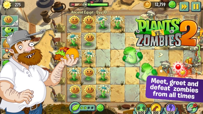 Plants vs. Zombies 2′ gets a major update